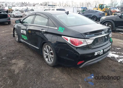 2012 Hyundai Sonata Hybrid из США, поврежденный, VIN KMHEC4A44CA020509